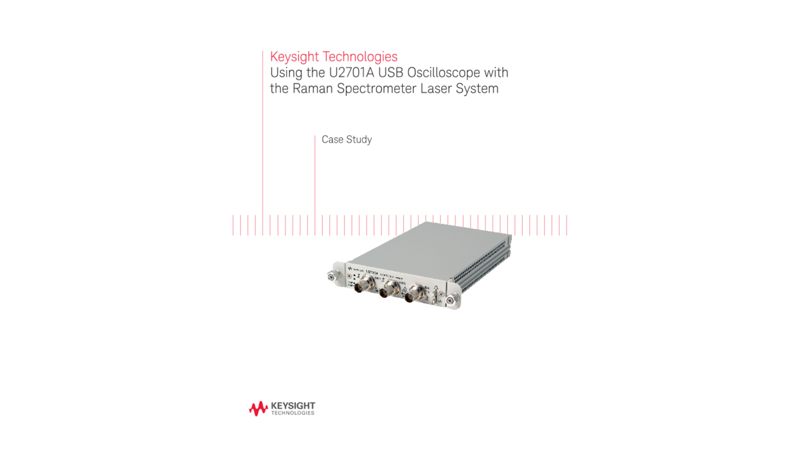 How to Use a USB Oscilloscope with the Raman Laser System